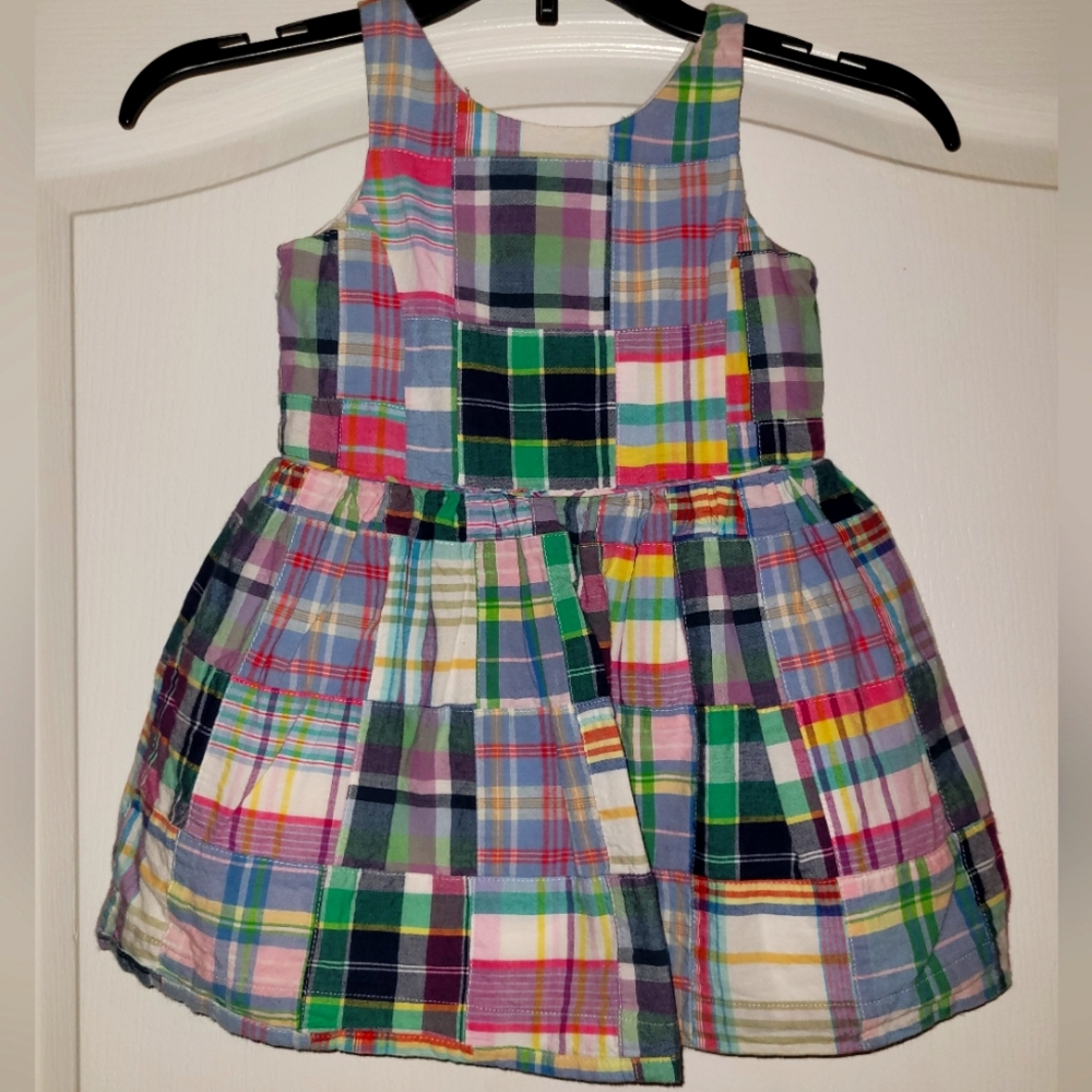Polo Baby Girls Size 2t Plaid Dress